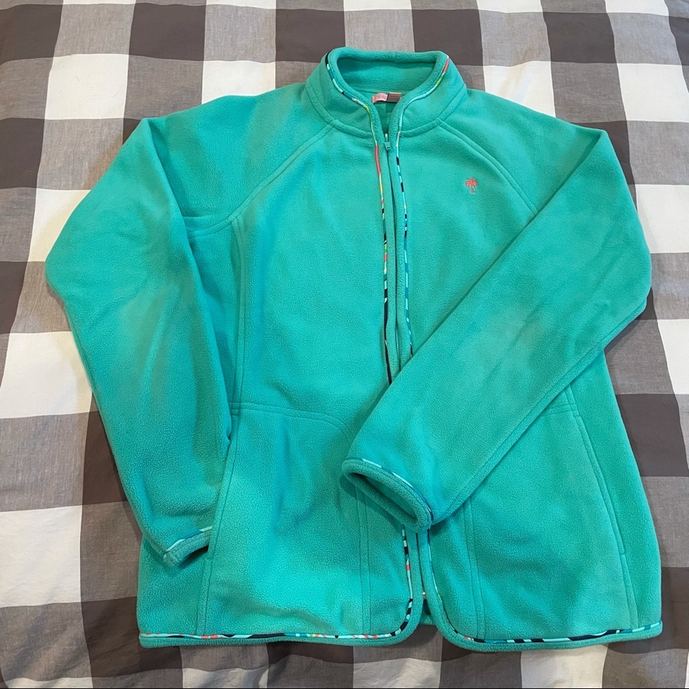 Lily Pulitzer Zip Fleece NWOT